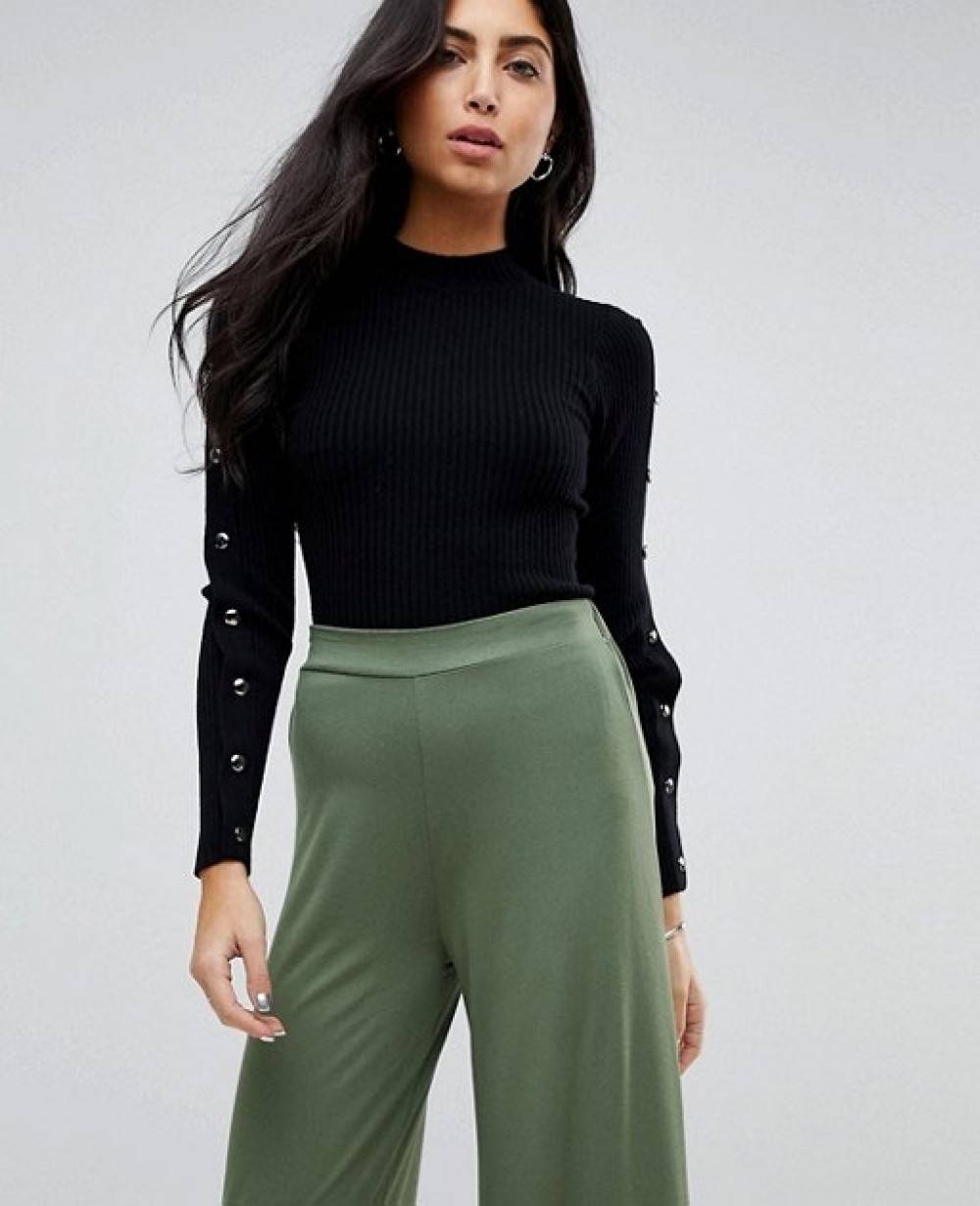 Army Green Sexy Women Bandage Crop Tops